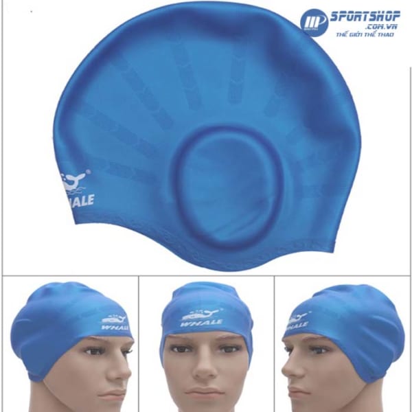 Mũ bơi che tai 3D SiliconMũ bơi che tai 3D Silicon